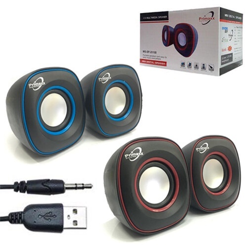 Primaxx WS-SP-2010B Speaker USB ลำโพงต่อคอม