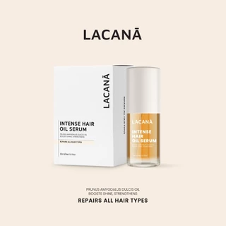 LACANA ออยล์บำรุงผม เนื้อบางเบา ผมเงาขึ้น 3 ระดับ ‼️ ปกป้องเส้นผมจากความร้อน ( 30 ml. ) Lacana.official