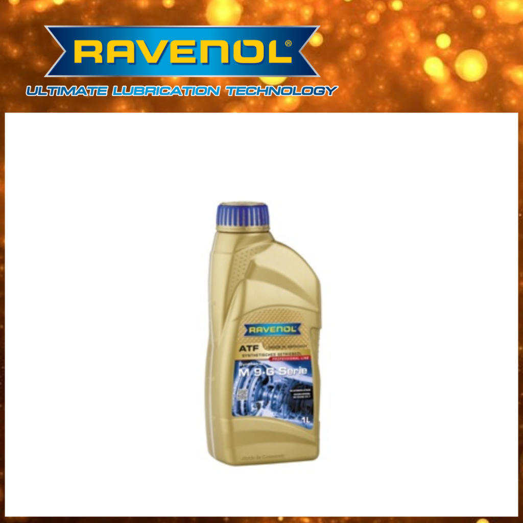 Ravenol ATF M9 G Series น้ำมันสำหรับเกียร์อัตโนมัติสังเคราะห์แท้100% พร้อมAdditiveออกแบบมาเพื่อรถยนต์ Benz เกียร์ 9 สปีด