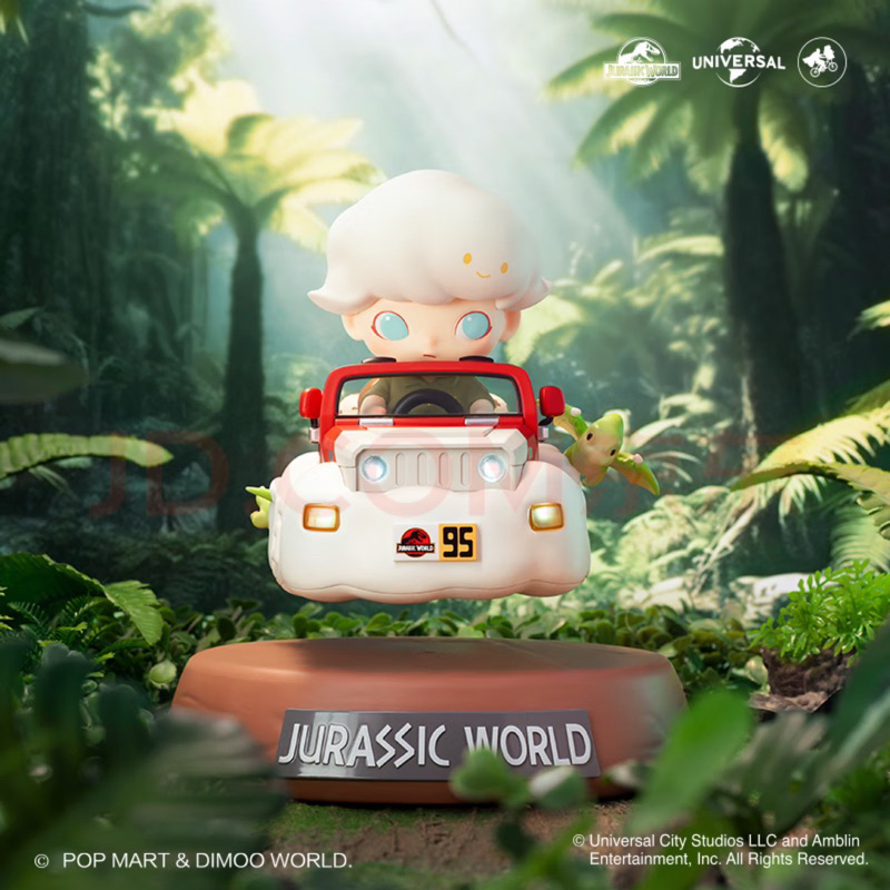 pre-order  ‼️Dimoo ดีมู่ลอย 🦖‼️ DIMOO x Jurassic World Levitating Floating Car