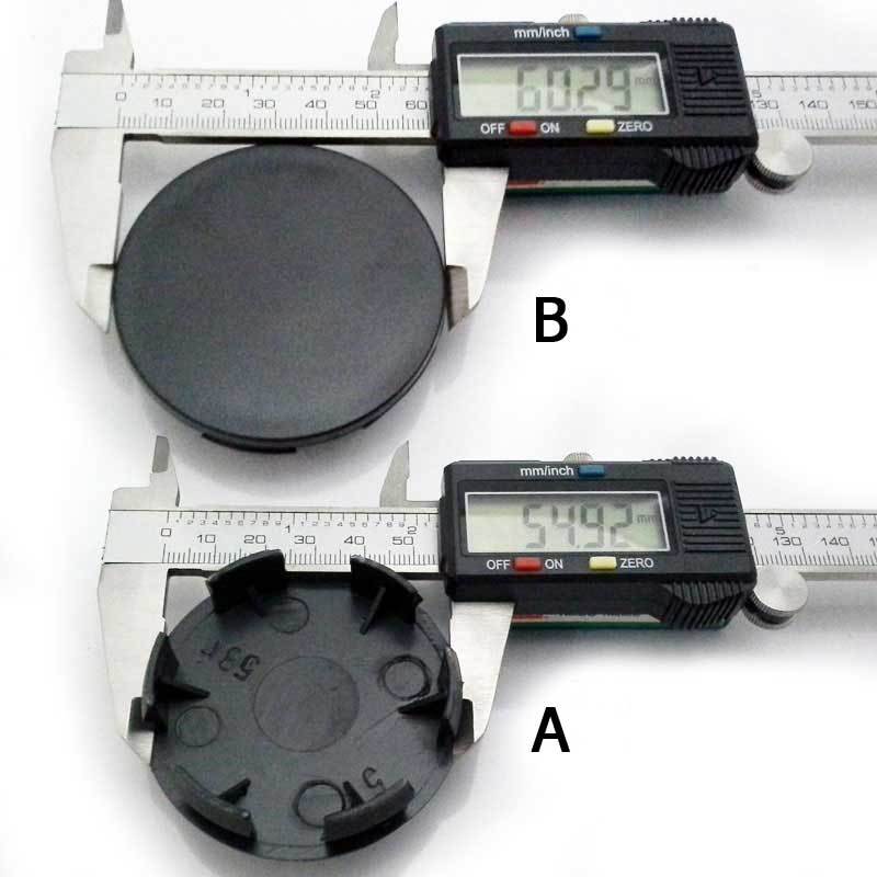 2ชิ้น 4ชิ้น 55มิล / 61มิล ดุมล้อ ฝาครอบดุมล้อ ดุมล้อแต่ง ฝาครอบล้อ center cap Wheel Hub 58F โปรดวัดขนาดก่อนสั่งซื้อ