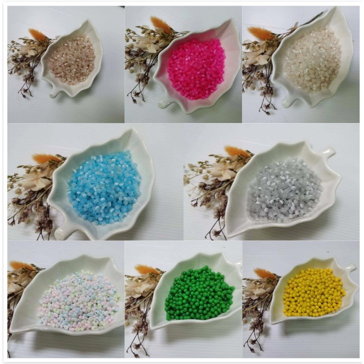ลูกปัดเม็ดทราย เม็ดทรายตาแมว 4mm สำหรับ งาน DIY อุปกรณ์เสริมงานฝีมือ