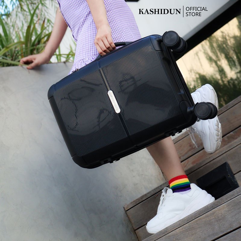 Kashidun  กระเป๋าเดินทางล้อลาก รุ่น T16 ขนาด 20 24 และ 28 นิ้ว วัสดุ PP 100% บิดได้งอได้ ยืดหยุ่นสูง สไตล์โมเดิร์น