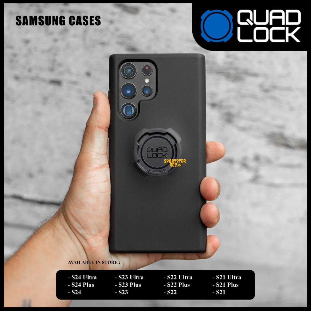Quad Lock - Samsung Case S24 S23 S22 S21 Ultra Note20 Ultra