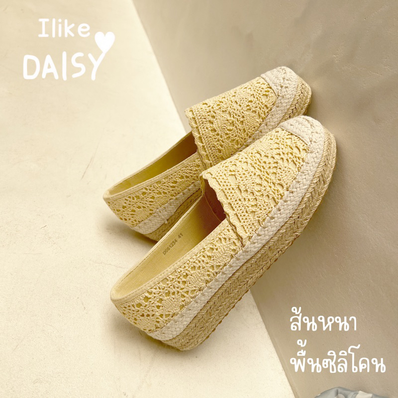 พร้อมส่งจากกทม 661234 รองเท้าคัทชู ส้นหนา 1.5" คัชชูลูกไม้ น่ารัก งานจริง