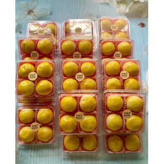 DEDEE กล่องเบเกอรี 4ช่องใส DD-44 Lock ล็อคได้ (50ใบ) สำหรับใส่อาหาร ใส่ขนม
