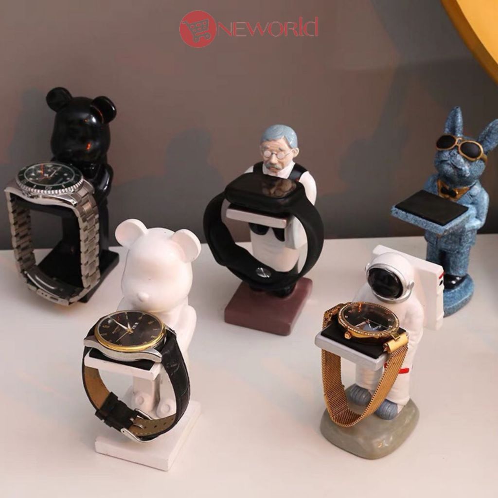 Oneworldshop แท่นวางนาฬิกาข้อมือ ที่วางนาฬิกา เครื่องประดับ สําหรับตกแต่งบ้าน โชว์เครื่องประดับ ER-E010