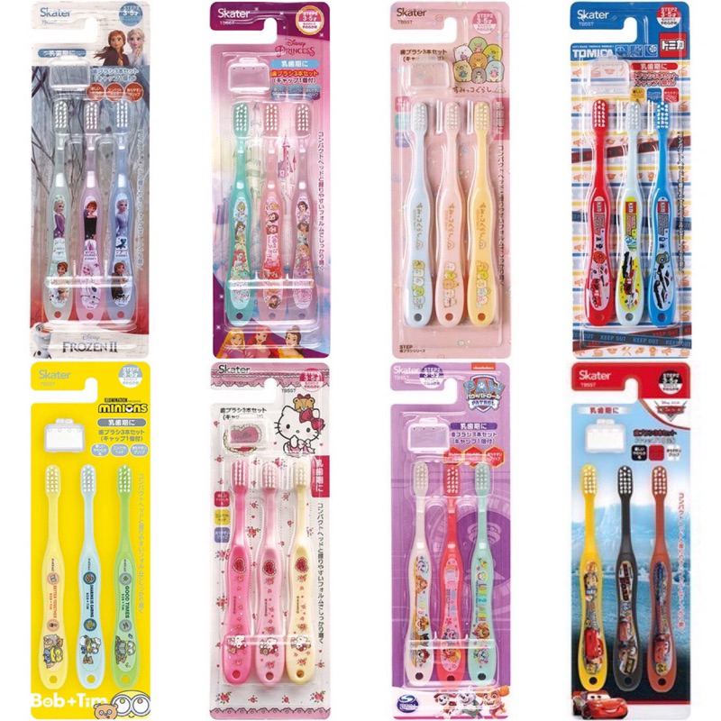 Skater แปรงสีฟันเด็ก รุ่น 3-5 ปี และ 6-12 ปี นำเข้าจากญี่ปุ่น