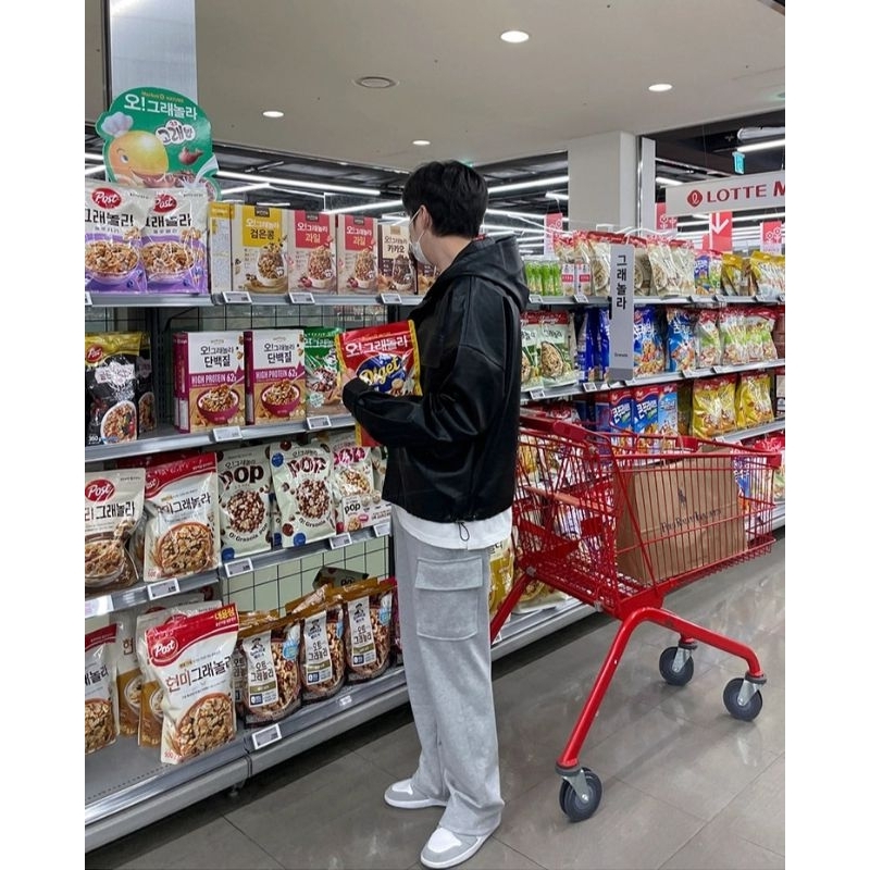 ✅️สั่งในไลฟ์ลด50%🔥กางเกงคาร์โก้ กางเกงวอร์มทรงกระบอก ผ้าใส่สบาย เป็นทรง