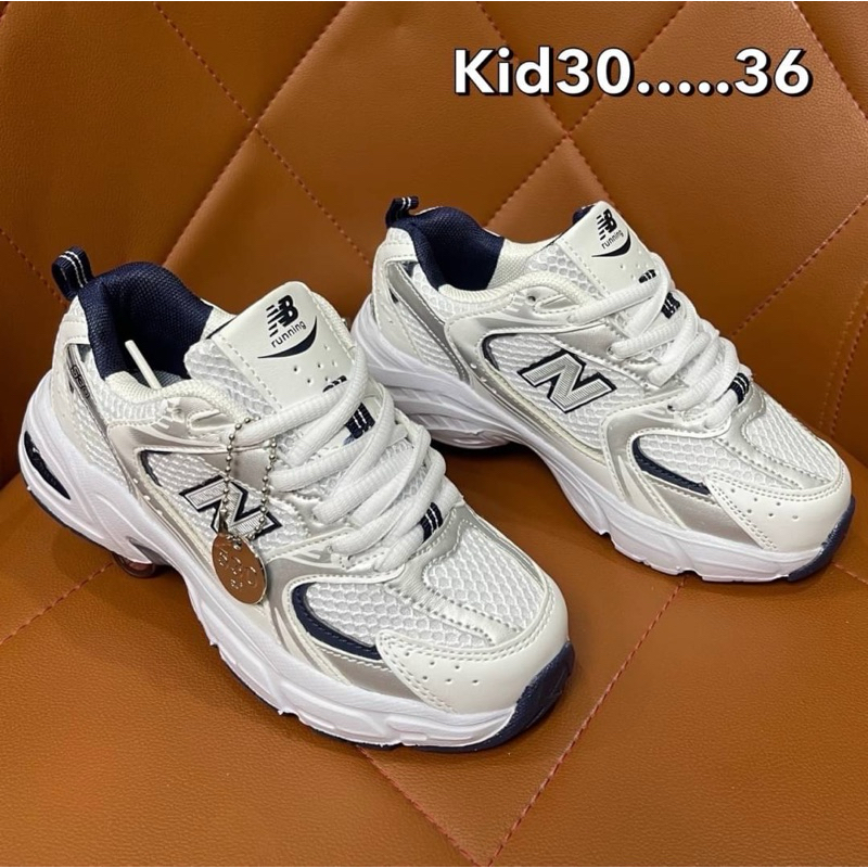 NB for kids รองเท้าของเด็กแบบผ้าผูกเชือก(30-36) แนะนำบวกเพิ่มหนึ่งไซด์