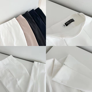 (พร้อมส่ง) Boy Slim Rochet กางเกงซิปหลังบอยสลิม ผ้าโรเชส ผ้ายืดหนา ยืดหยุ่น ไม่ต้องรีด