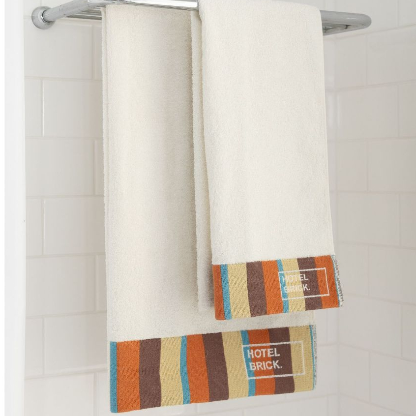 [HOTEL BRICK.] Face towel 34×80cm