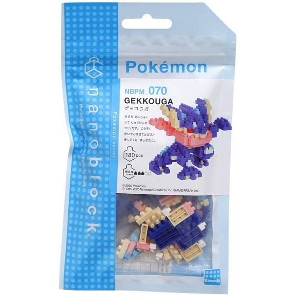 Kawada nanoblock Pokemon NBPM_070 Gekkouga (Greninja) 4972825219430 (นาโนบล็อค)