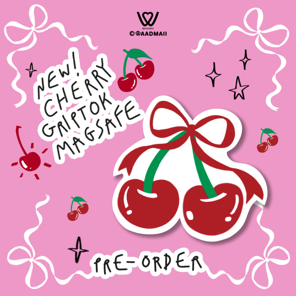 🎀 [Pre-order] Magsafe Griptok Bigbow Cherry Limited Edition 🎀
