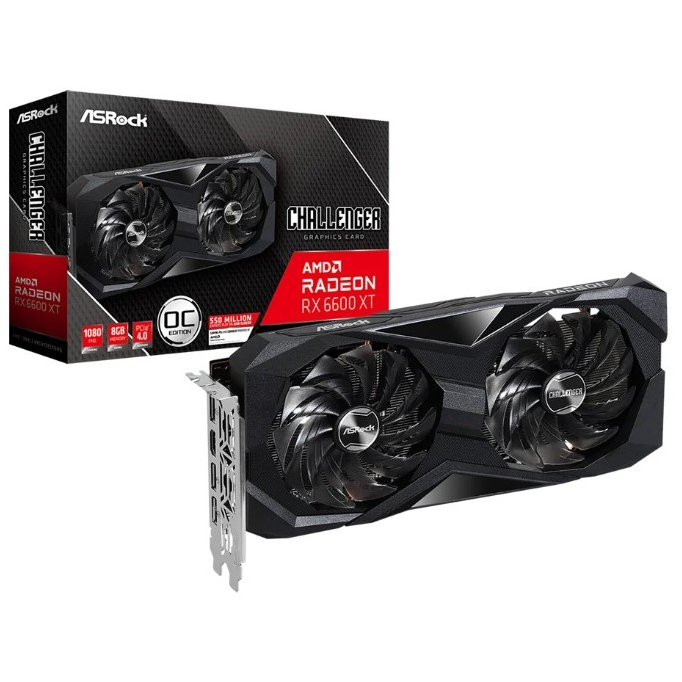 ASROCK RX6600 XT CHALLENGER D OC 8GB DDR6