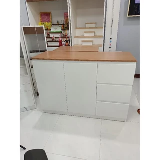 เค้าเตอร์พับนอก2ประตู3ลิ้นชัก 35x120x80cm