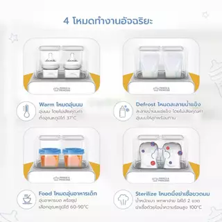 เครื่องอุ่นนม Baby Bottle Warmer & Sterilizer​-PRINCE & PRINCESS​ ตั้งอุณหภูมิได้ ไม่เสียคุณค่าน้ำนม