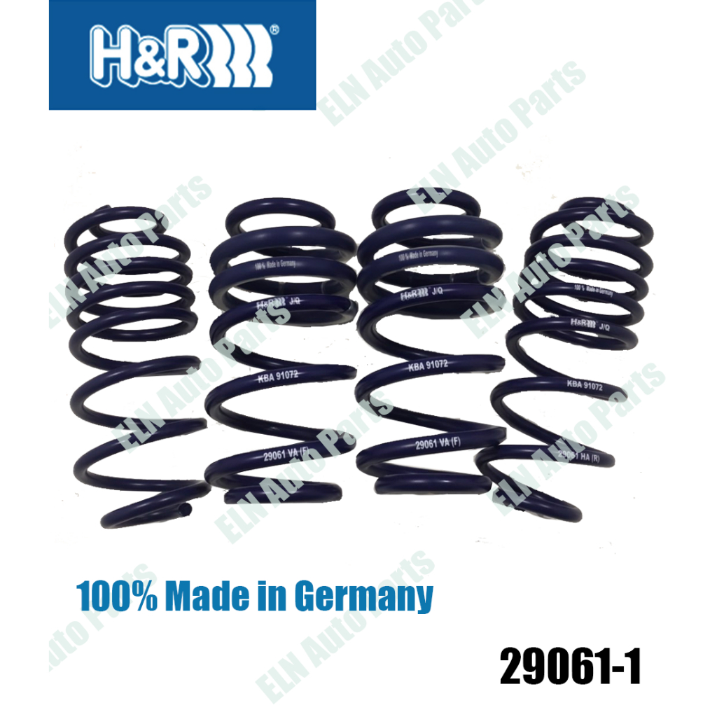 H&R สปริงโหลดออดี้ AUDI A4 / A5 typeB8 2wd.+4wd.ปี 2007 (เตี้ยลง หน้า 30, หลัง 45 มม.)**ต้องการติดตั