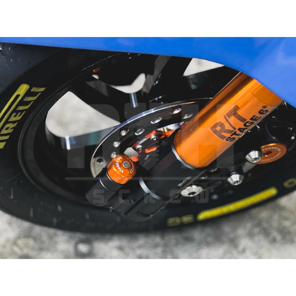 จานเบรคแต่ง จานดิส น้าคม รูเฉียง 190mm และ 220mm สำหรับ Honda Giorno 125 thumbnail 4