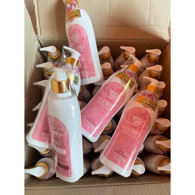 โลชั่นนมหอม milksecretbodylotion นมหอมคอทองแพ็คเกจล่าสุด ของแท้100%