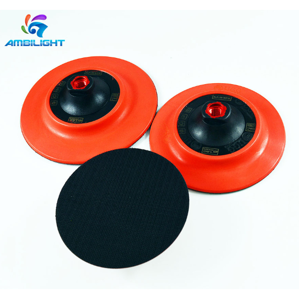 แป้นขัด AMBILIGHT 5" 6" เกลียวในขนาด M14 (14mm) สำหรับเครื่องขัด Rotary