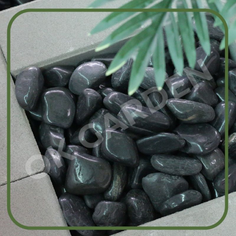 OK Garden House หินดำพรีเมี่ยม ดำเงา