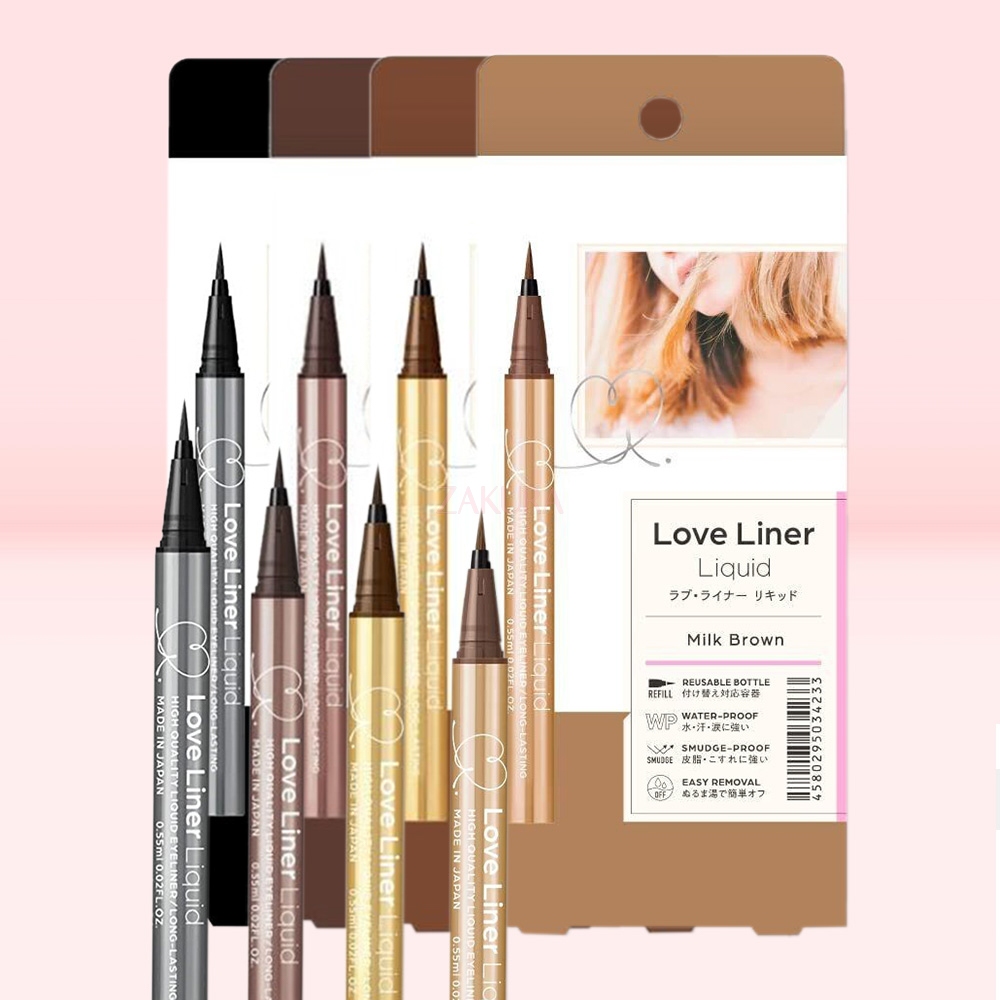 Love Liner Liquid Eyeliner - Milk Brown/Black/Dark Brown/Brown