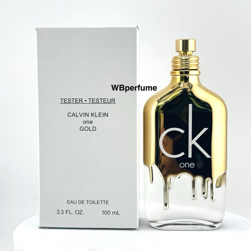 น้ำหอมแท้100% Ck One Gold Eau de Toilette For Unisex ปริมาณ 100 มล.TESTER