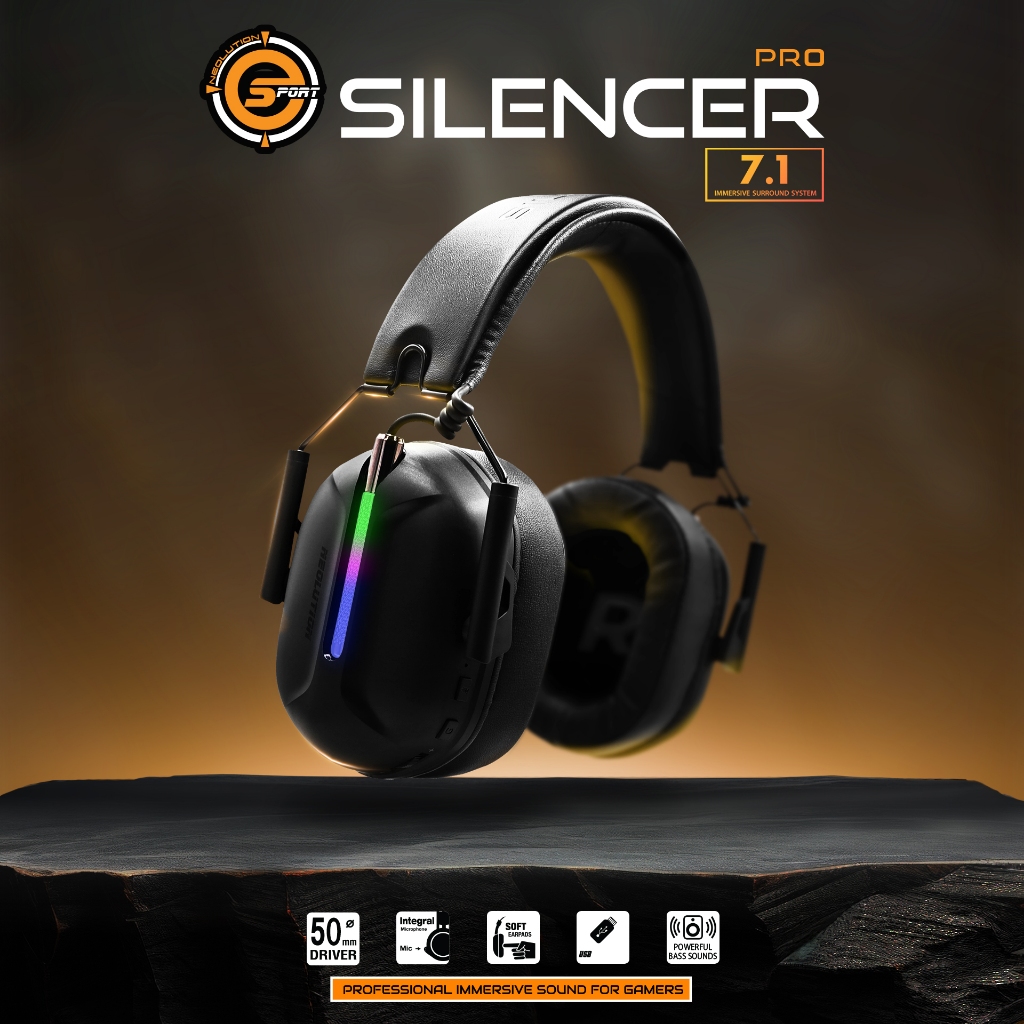 Neolution E-Sport Gaming Headset รุ่น Silencer Pro หูฟังเกมมิ่ง หูฟังเล่นเกมส์ มีไมโครโฟน ระบบเสียงรอบทิศทาง