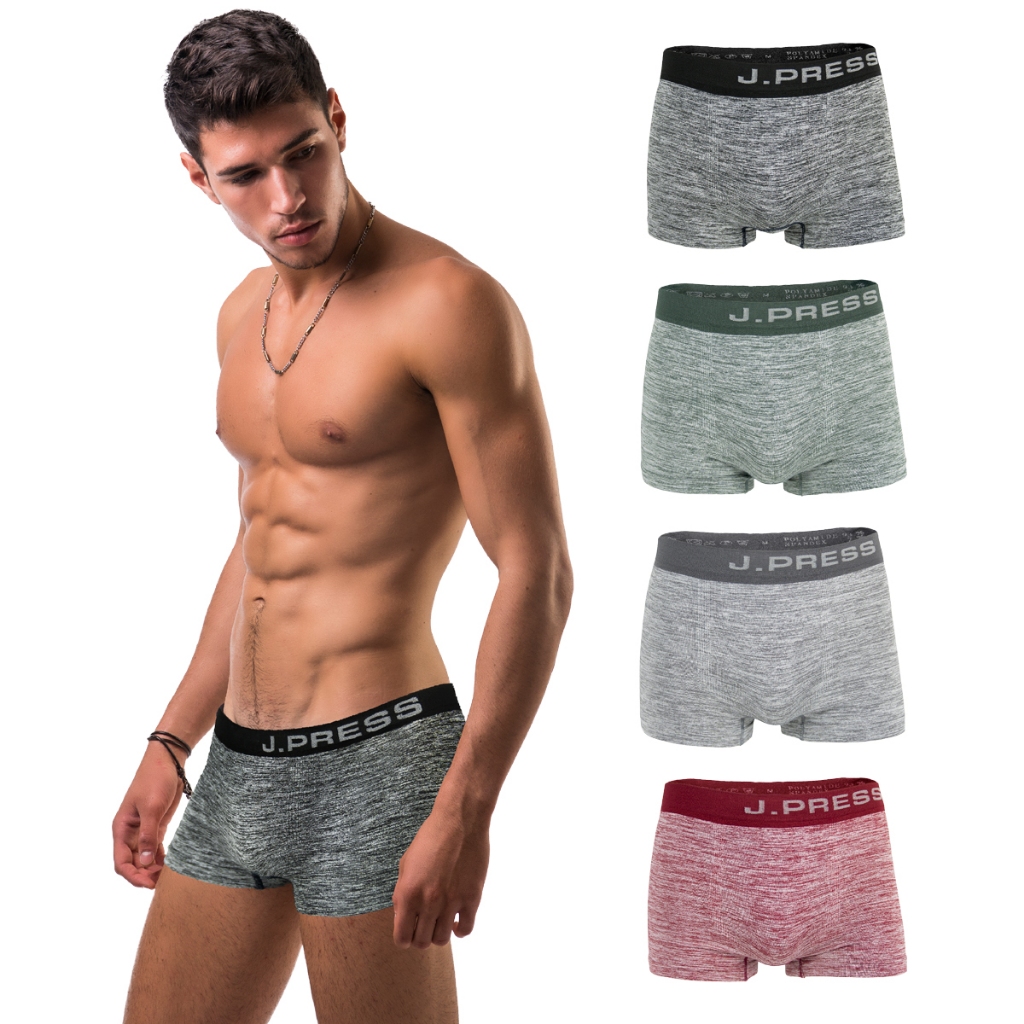 J.Press กางเกงในชาย ขาสั้น Seamless เจเพรส รุ่น 8246 บรรจุ 1 ตัว/แพ็ค  (มีให้เลือก 4 สี)