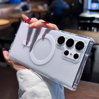 เคสมือถือ แม่เหล็ก เคสใส for SAMSUNG A07 A17 A57 A37 S25FE A…