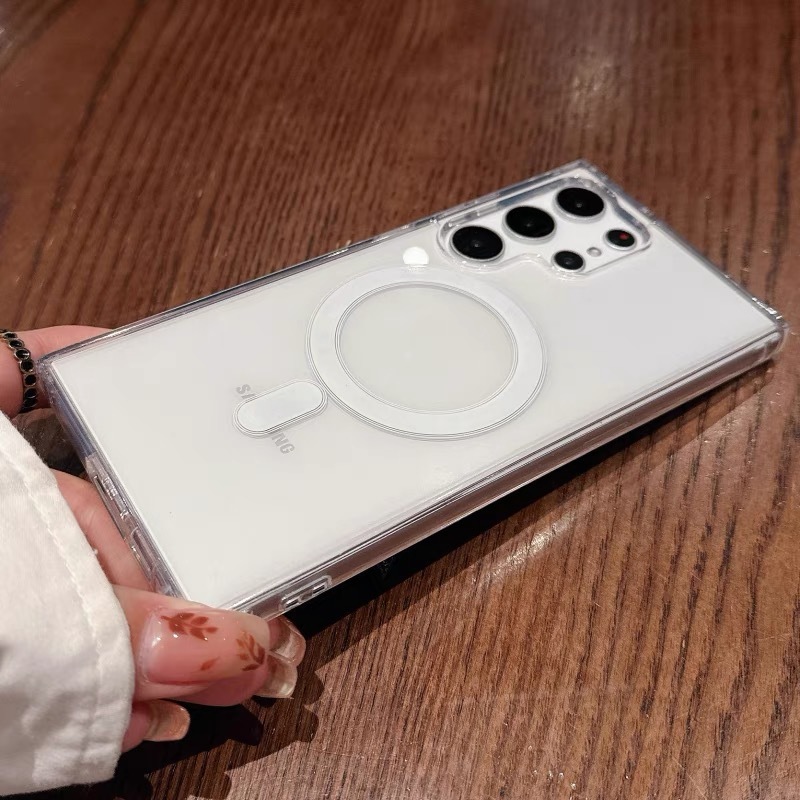 Case แม่เหล็ก ทุกรุ่น เคส ชาร์จไร้สาย สำหรับ SAMSUNG A06 A16 A26 A36 A56 S24ultra S25 S22 S23 S24 ultra plus FE S24FE - รูปที่ 2