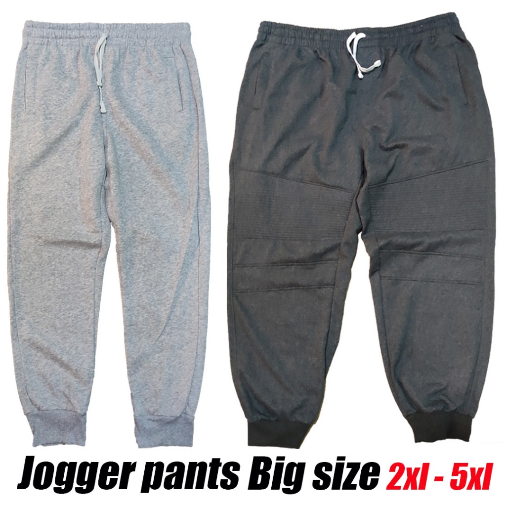 Big Size !!! กางเกงวอร์ม ไซส์ใหญ่มากกกๆๆ 2XL-5XL เอว 40"- 60" กางเกงขายาว  jogger pants sweatpan
