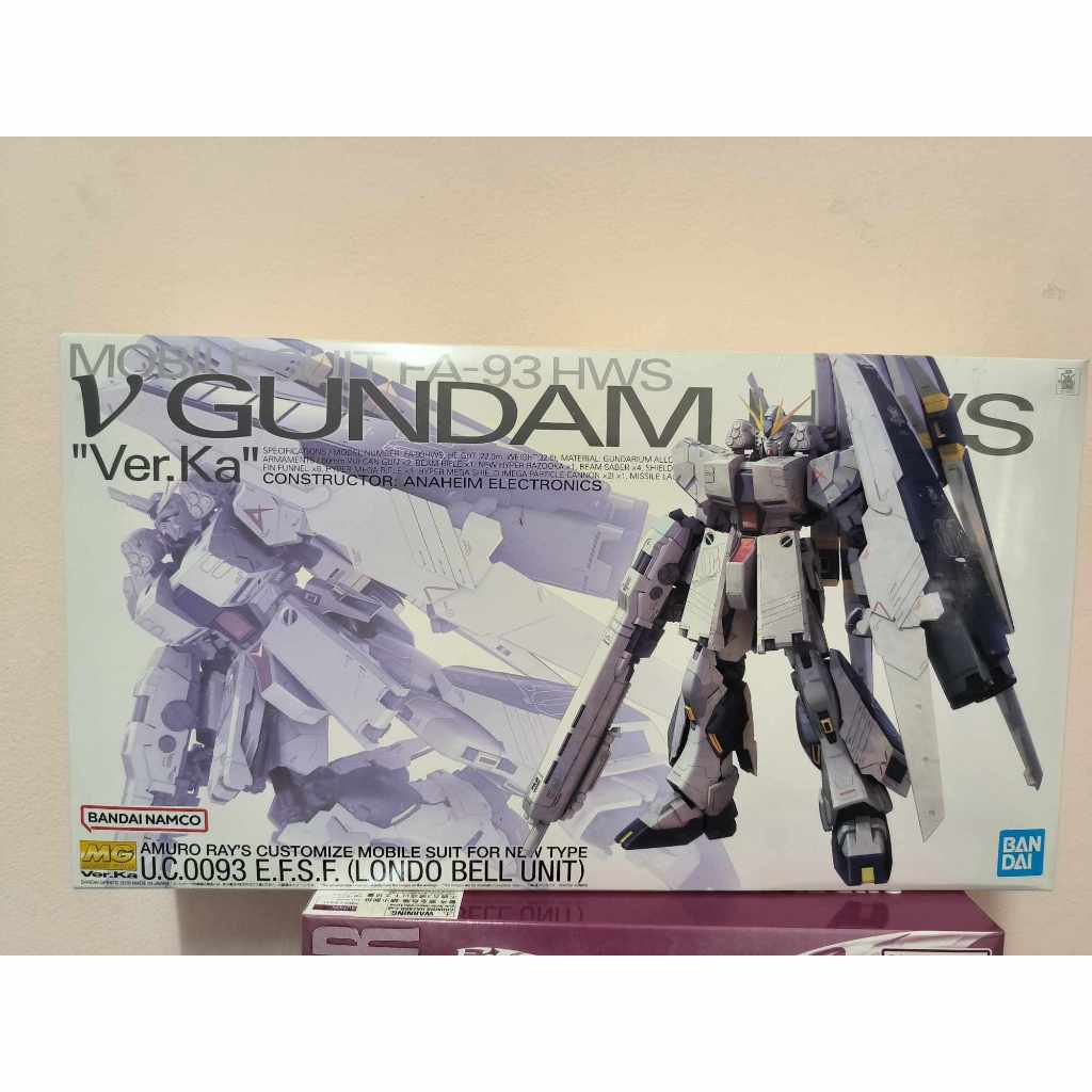 MG PREMUIM BANDAI RX-93 Nu Gundam HWS ver ka