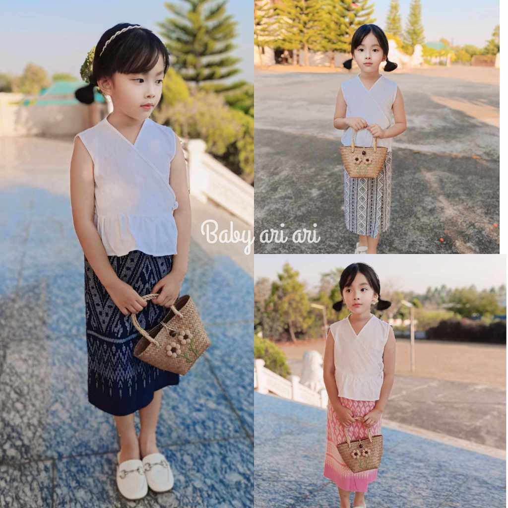 ชุดไทยเด็กผู้หญิง เสื้อเจ้านางเด็ก