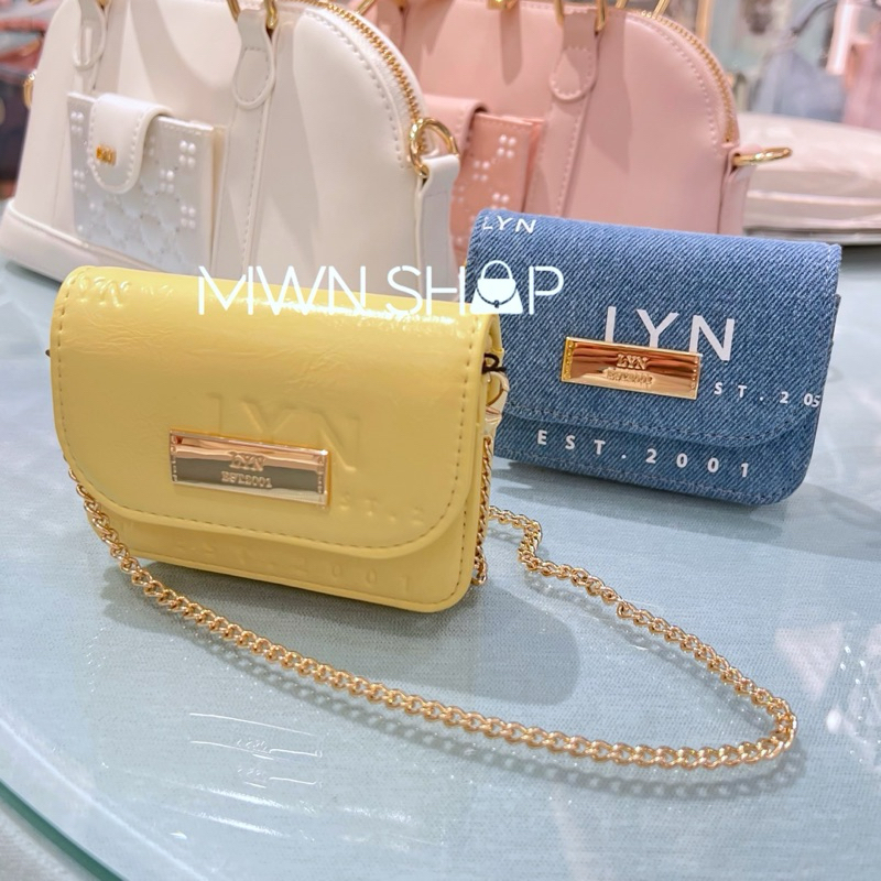 Lyn มีโค้ดลด30% New Collection Martin Card Holder กระเป๋าสะพายข้าง ของแท้จากชอป