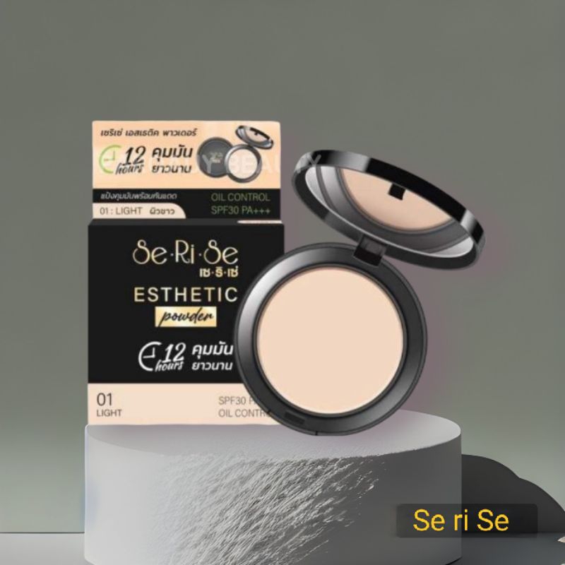 แป้งพัฟ Se ri Se (เซริเซ่)ปริมาณ 10 กรัม พร้อมกันแดด Spf 30 pa+++