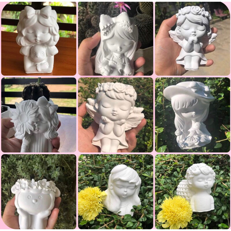 เซ็ตกระถางตุ๊กตา30ใบ🌼 (มีลายให้เลือก)