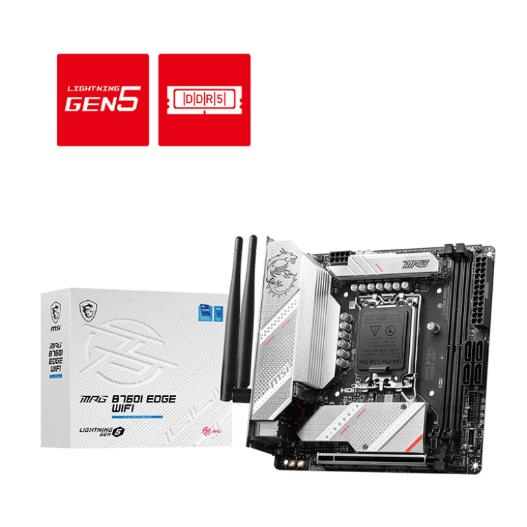 MAINBOARD (เมนบอร์ด) MSI MPG B760I EDGE WIFI (LGA 1700)