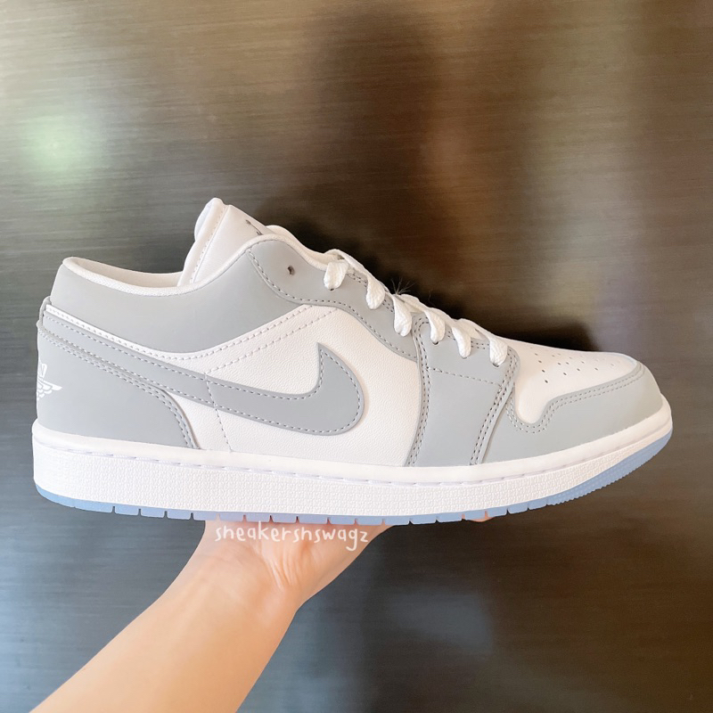 [พร้อมส่ง ส่งภายใน 2-4 วัน] Nike Jordan 1 Low Wolf Grey - (DC0774-105)