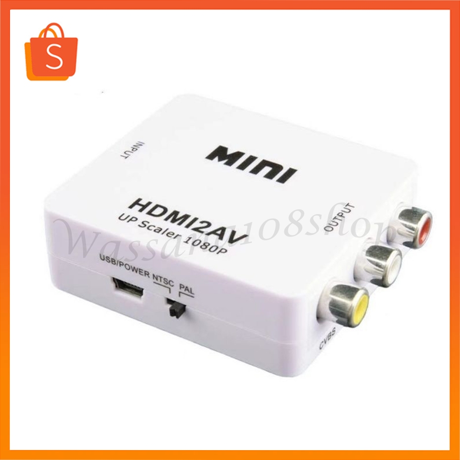 HDMI to AV Converter (1080P) แปลง HDMI เป็น AV