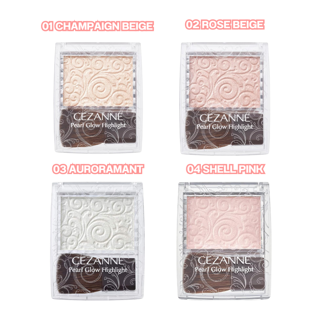 Cezanne Pearl Glow Highlight ไฮไลท์ เพื่อผิวเปล่งประกาย