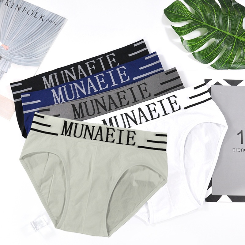 Sale‼️ 🔥  Munafie กางเกงใน กางเกงชั้นในขาเว้าผู้ชาย เนื้อผ้านุ่ม（8825-1） - รูปที่ 2