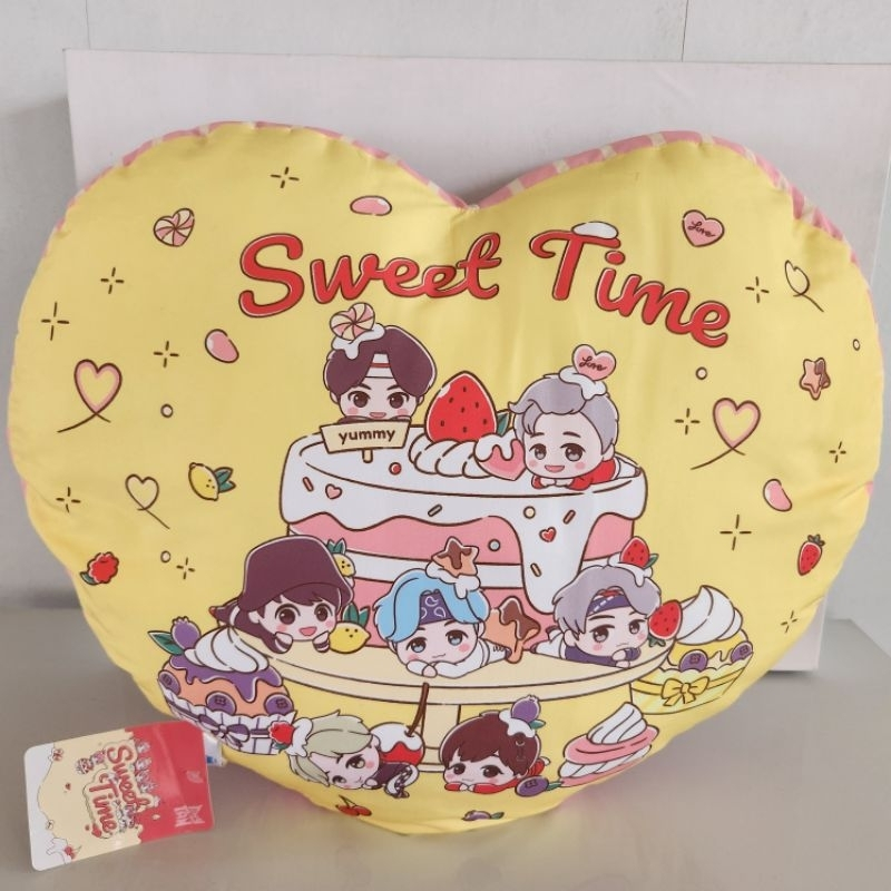 TinyTan Bed Time & Sweet Time Banpresto หมอนไทนี่ตันสวีทไทม์ ลิขสิทธิ์แท้ ใบหัวใจมีป้ายห้อย