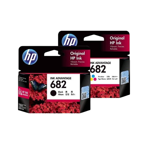 HP 682 BLACK+ HP 682 COLOR ตลับหมึกเเท้HP DESKJET INK ADVANTAGE 1200,2300,2700,4100, DESKJET INK ADV