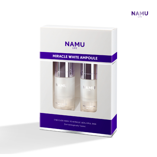 Snail White NAMU Life Miracle White AMPOULE 7g. x 2ampoules สเนลไวท์ มิราเคิล ไวท์ แอมพูล 7 กรัม / K