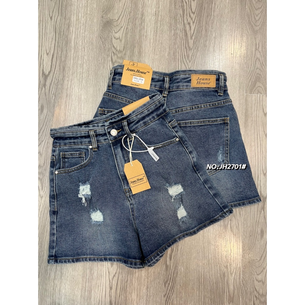 JH2701# กางเกงยีนส์ขาสั้น