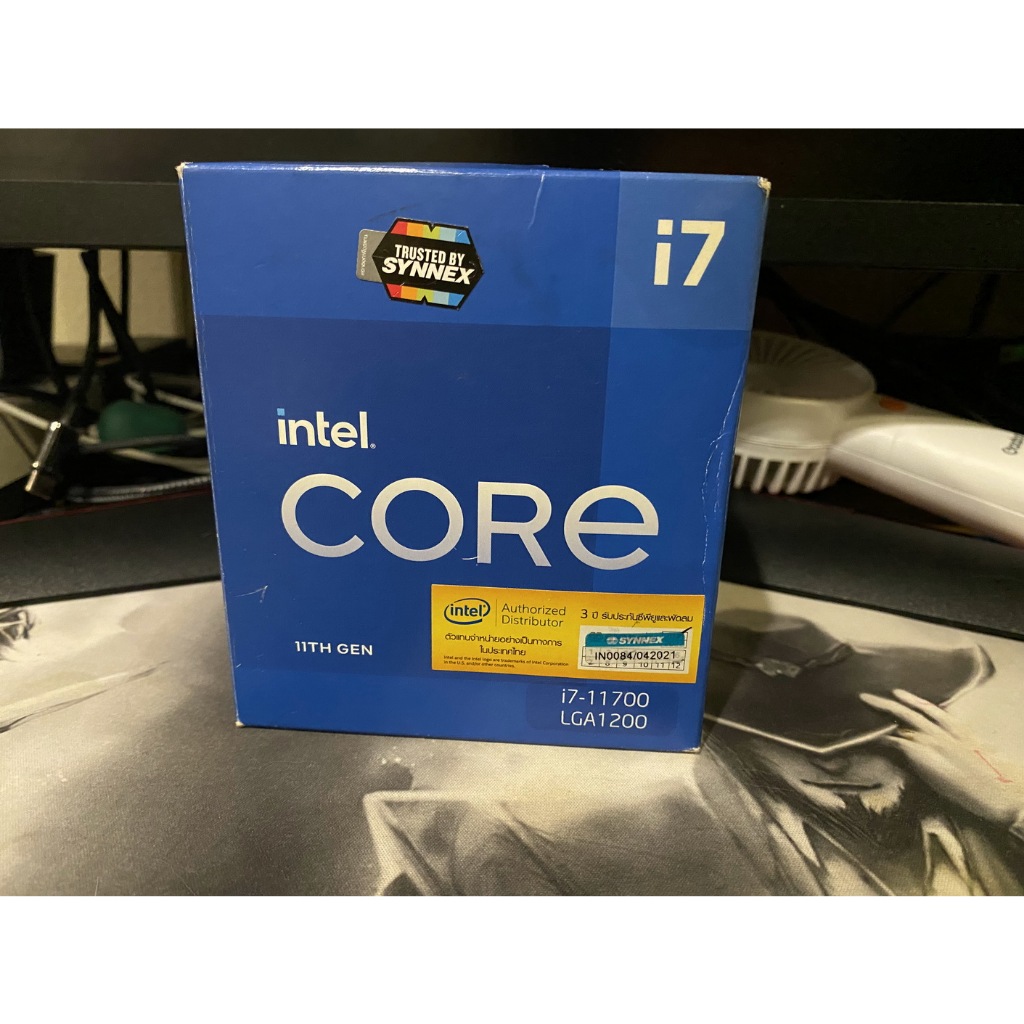 CPU Intel Core i7-11700 2.5 GHz 16MB L3 (SOCKET LGA 1200) VGA ในตัว มือสอง ครบกล่อง มีประกัน