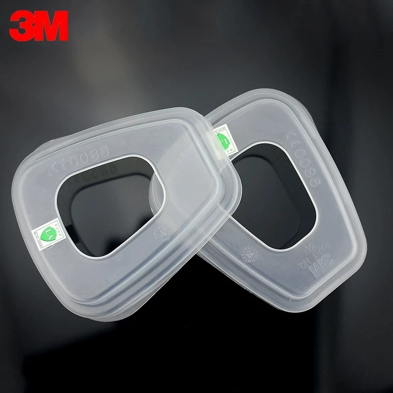 3M 501 ฝาครอบ (2 ชิ้น) แผ่นกรองอนุภาค ของแท้ ฝาครอบตลับกรอง