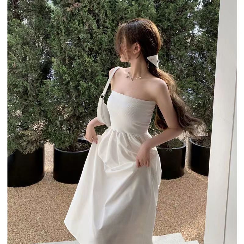 ER SKIRTแบบใหม่ เดรสเกาะอก หน้าร้อน